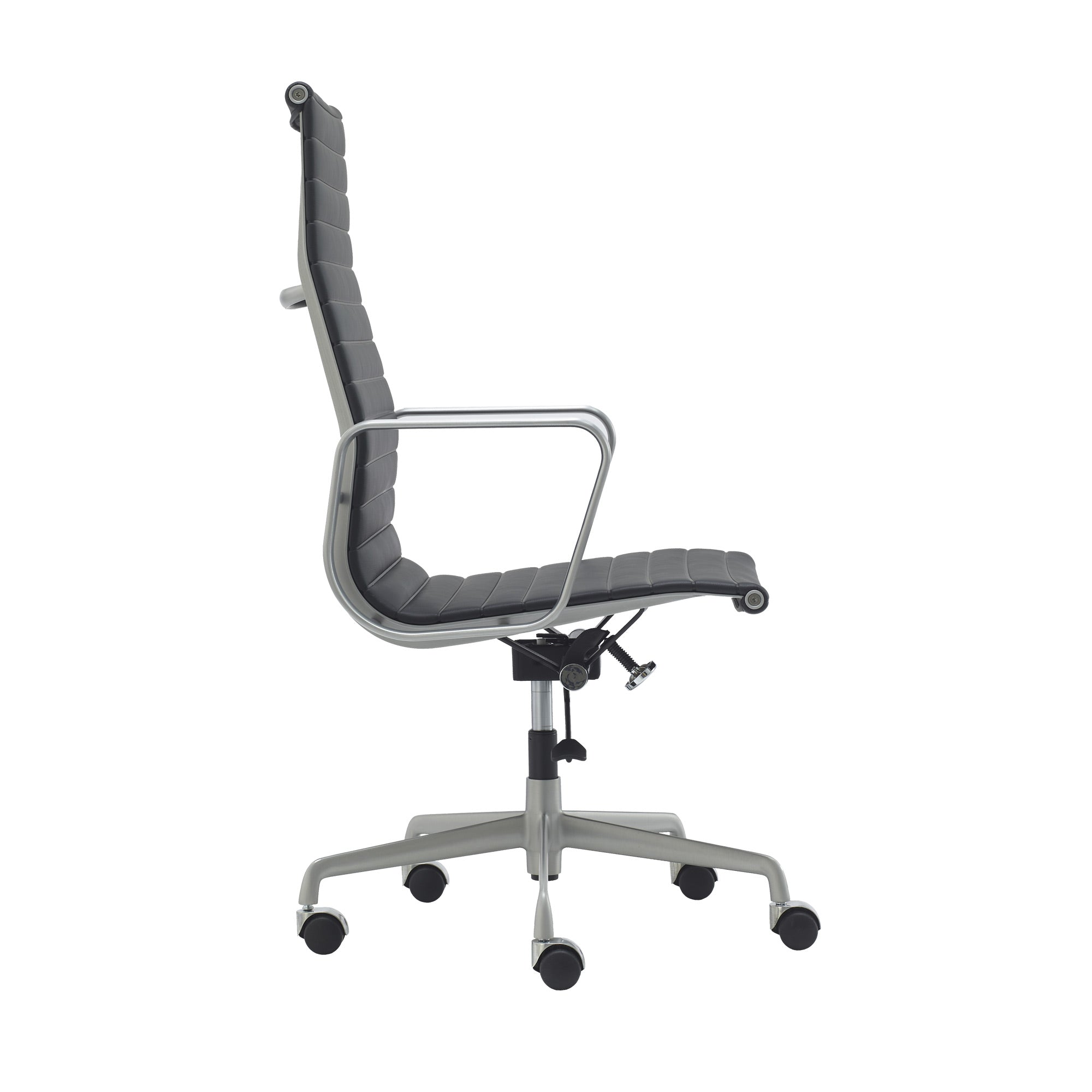 Silla Aluminum Alta, aluminio satinado